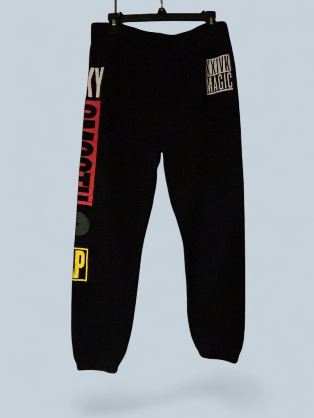 Unisex Bruno Mars Black Graphic Jogger Sweatpants